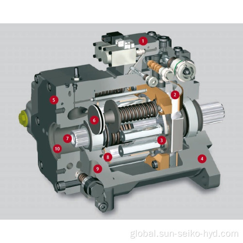 Swash Plate Piston Motor Hydraulic motors and parts for pavers Manufactory